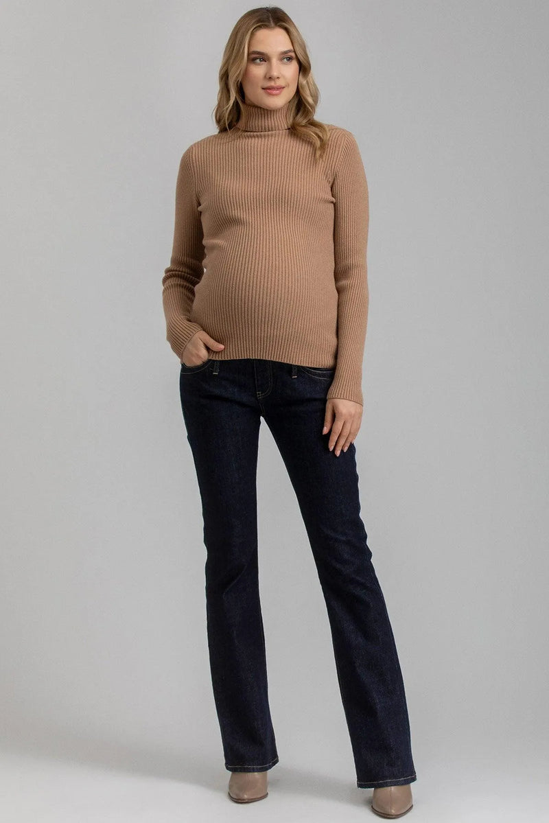SLIM BOOTCUT WB92 | Jeans Premaman Blu Scuro con Gamba Leggermente Svasata - Pietro Brunelli