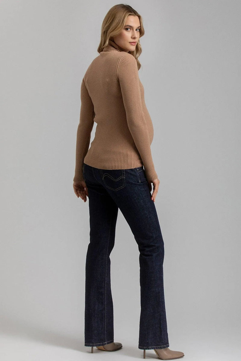 SLIM BOOTCUT WB92 | Jeans Premaman Blu Scuro con Gamba Leggermente Svasata - Pietro Brunelli