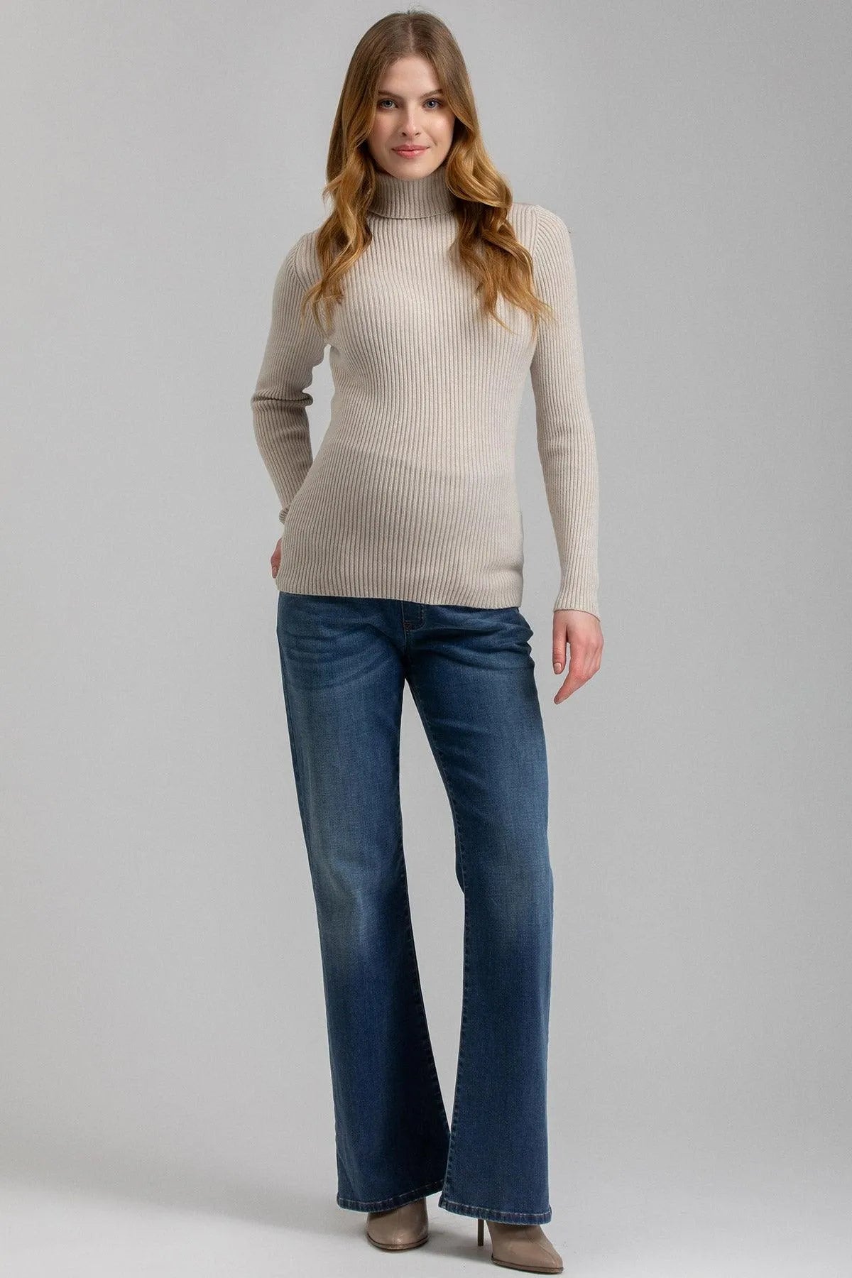 Siracusa Push-Up Umstandsjeans Aus Italien – Schwarze Stretch-Röhrenjeans Mit Extra Komfort Für Schwangere