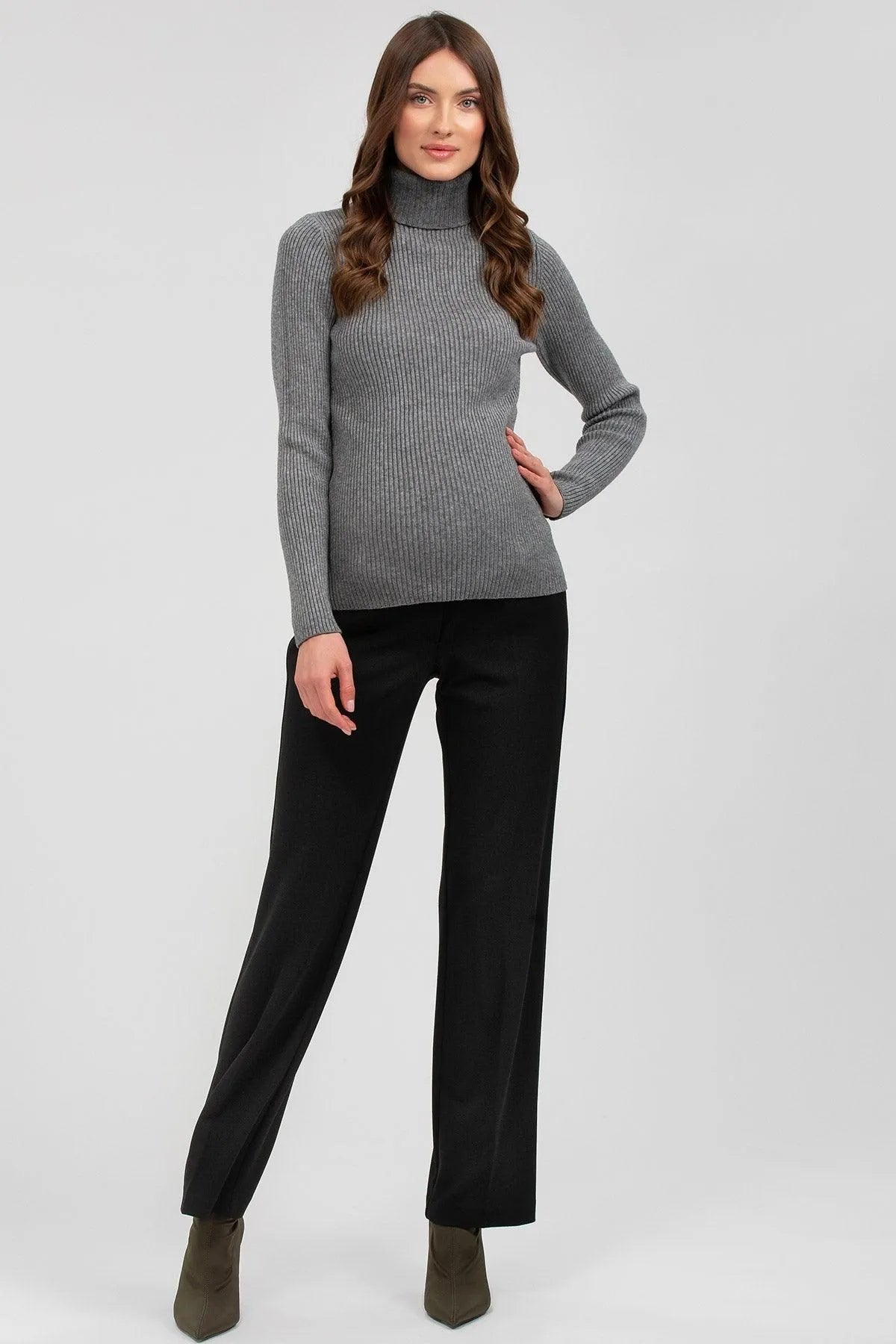 NOAH | Pantaloni Premaman Neri a Gamba Dritta - Pietro Brunelli