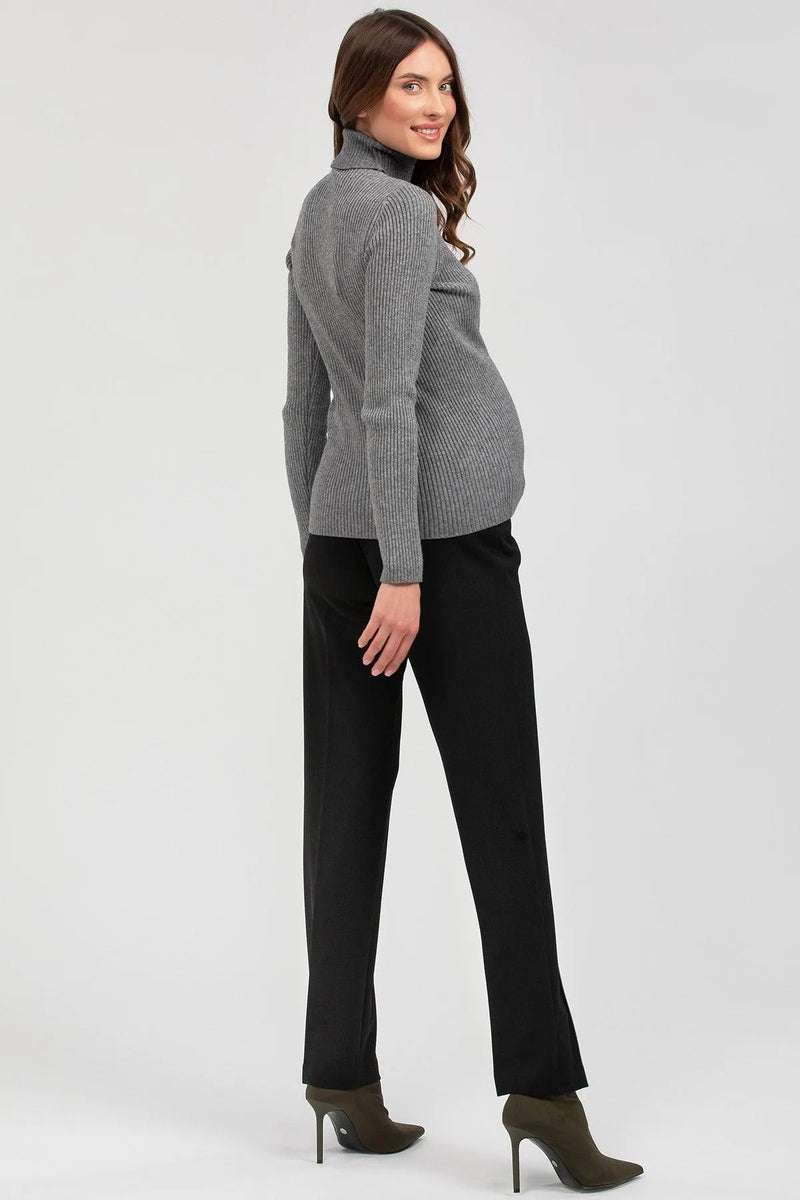 NOAH | Straight Leg Maternity Pants in Black