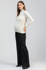ROBIN | Pantaloni Premaman Neri a Gamba Svasata