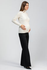 ROBIN | Pantaloni Premaman Neri a Gamba Svasata