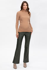 Pantalone premaman in eco pelle