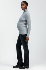 SLIM BOOTCUT W997 | Jeans Premaman con Gamba Leggermente Svasata