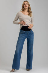 DAD JEANS WB33 | Jeans Premaman a Gamba Larga - Pietro Brunelli