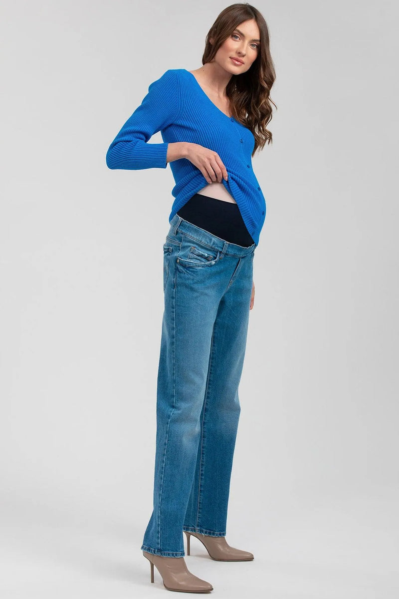 HI-RISE STRAIGHT LEG W029 | Jeans Premaman a Gamba Dritta