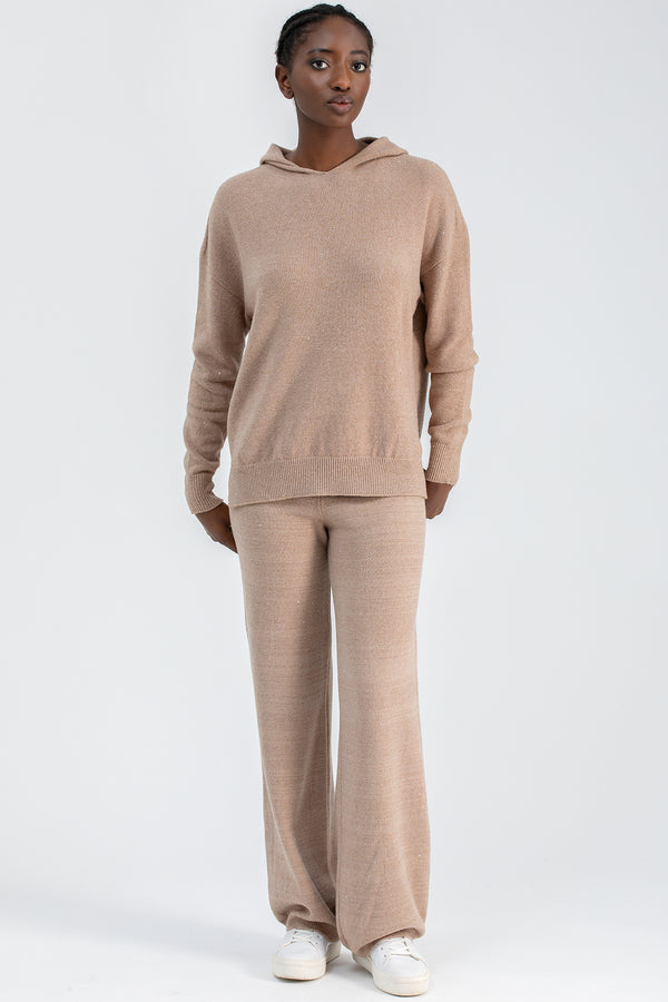 ELSA | Beige Hooded Sweater