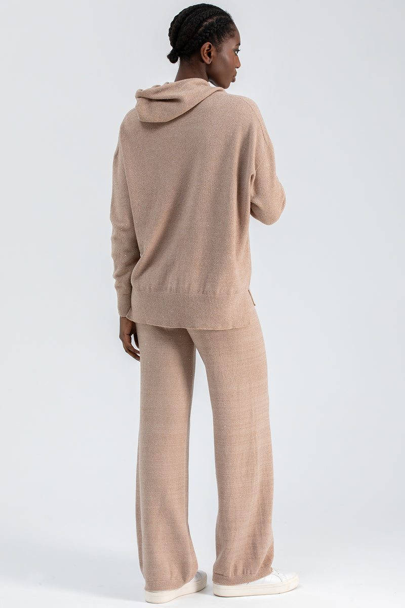ELSA | Beige Hooded Sweater