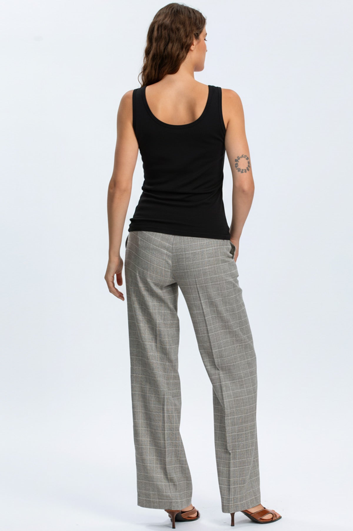 MARETTIMO | Top Premaman Nero con Scollo Rotondo