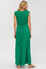 PAPAVER | Maternity and Nursing Maxi Dress in Green