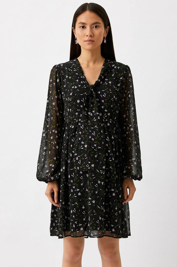 NOVA QA22 | Abito Premaman e Allattamento in Chiffon Stampato