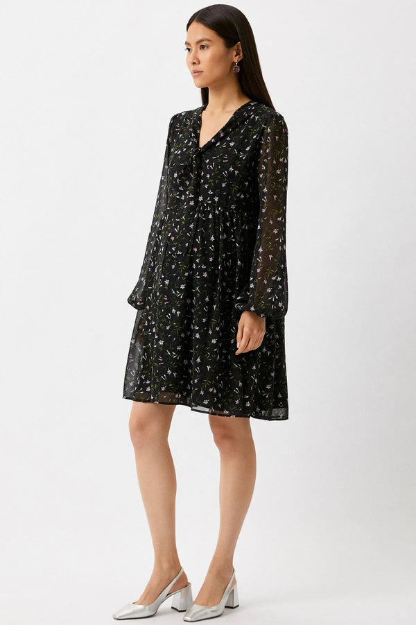 NOVA QA22 | Abito Premaman e Allattamento in Chiffon Stampato