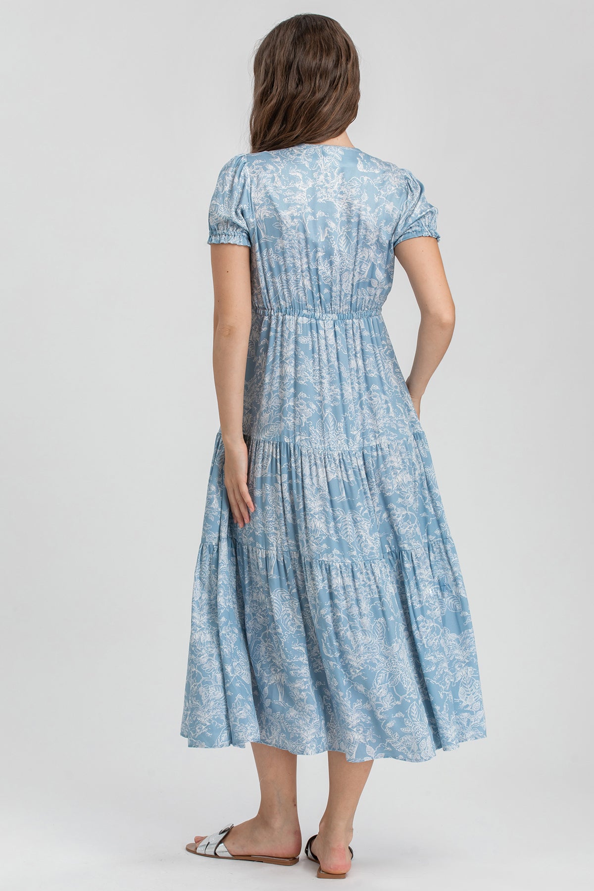 BELLA QD31 | Abito Premaman e Allattamento a Balze