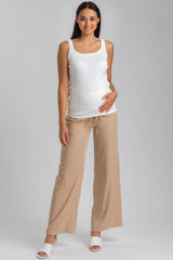 JOSEPH | Pantaloni Premaman Beige in Viscosa - Pietro Brunelli