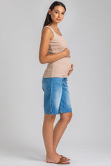 BAGGY SHORTS | Bermuda Shorts Premaman in Denim