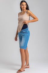 BAGGY SHORTS | Bermuda Shorts Premaman in Denim