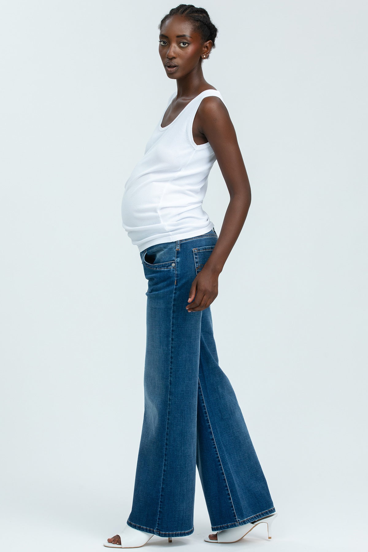 WIDE LEG WH18 | Wide Leg Maternity Jeans