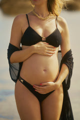 MILOS | Bikini Premaman Nero a Triangolo