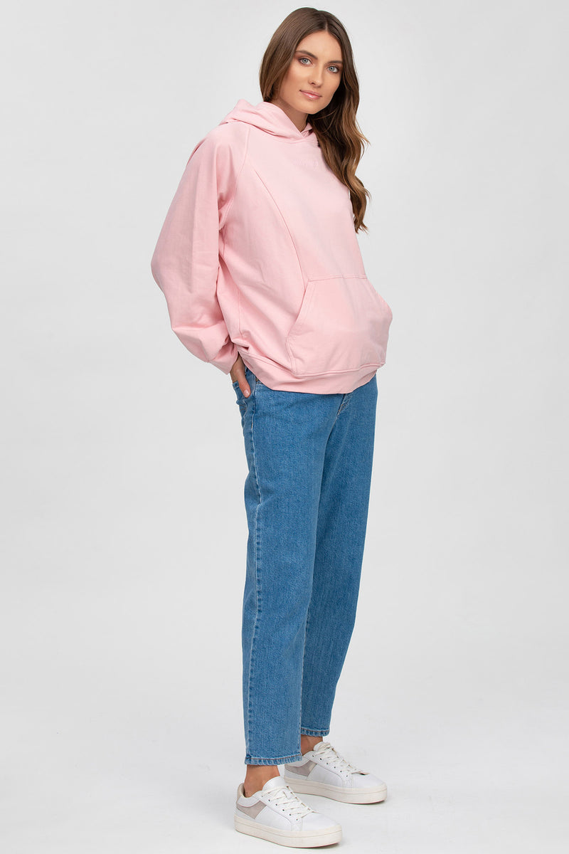 SANTA MARGHERITA | Maternity and Nursing Sweatshirt in Pink