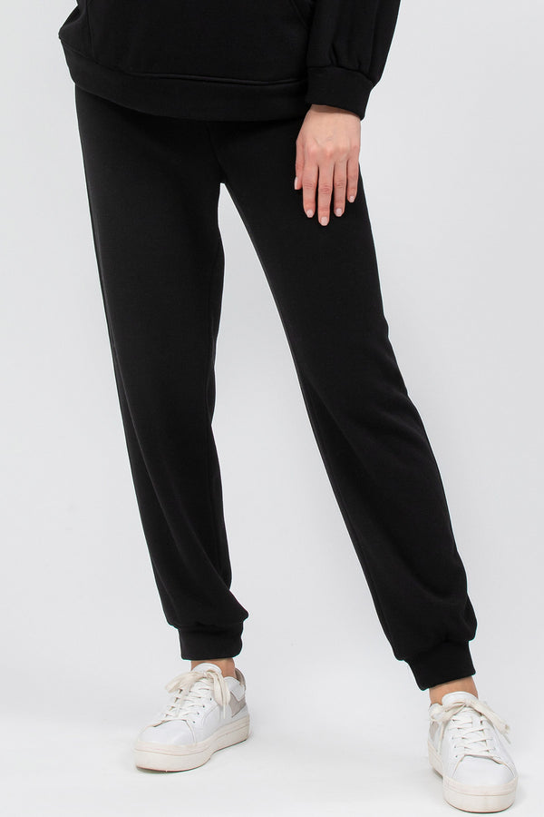EASY JOGGER | Pantalone Premaman Sportivo Nero - Pietro Brunelli