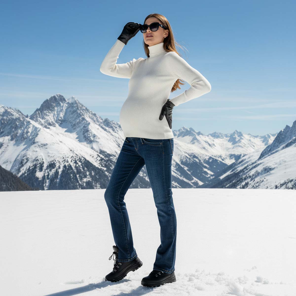 Jeans Premaman comodo e casual