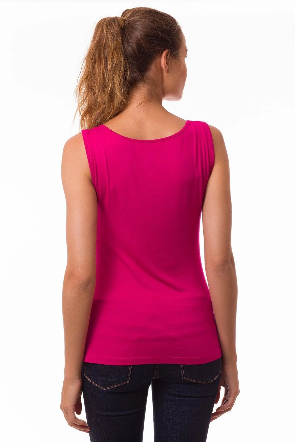 MARIE | Top Premaman e Allattamento Fucsia Smanicato - Pietro Brunelli