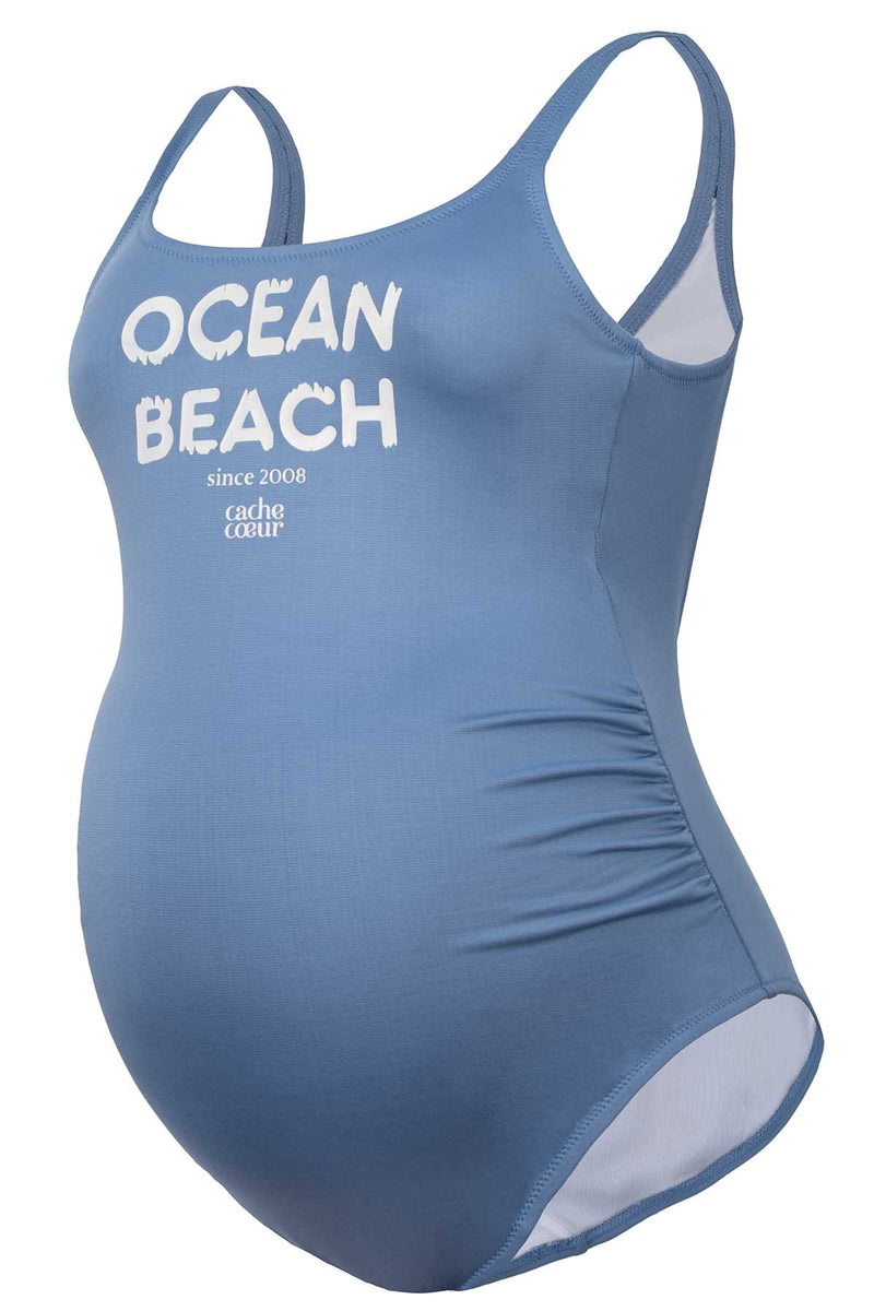 OCEAN BEACH | Costume Premaman Blu
