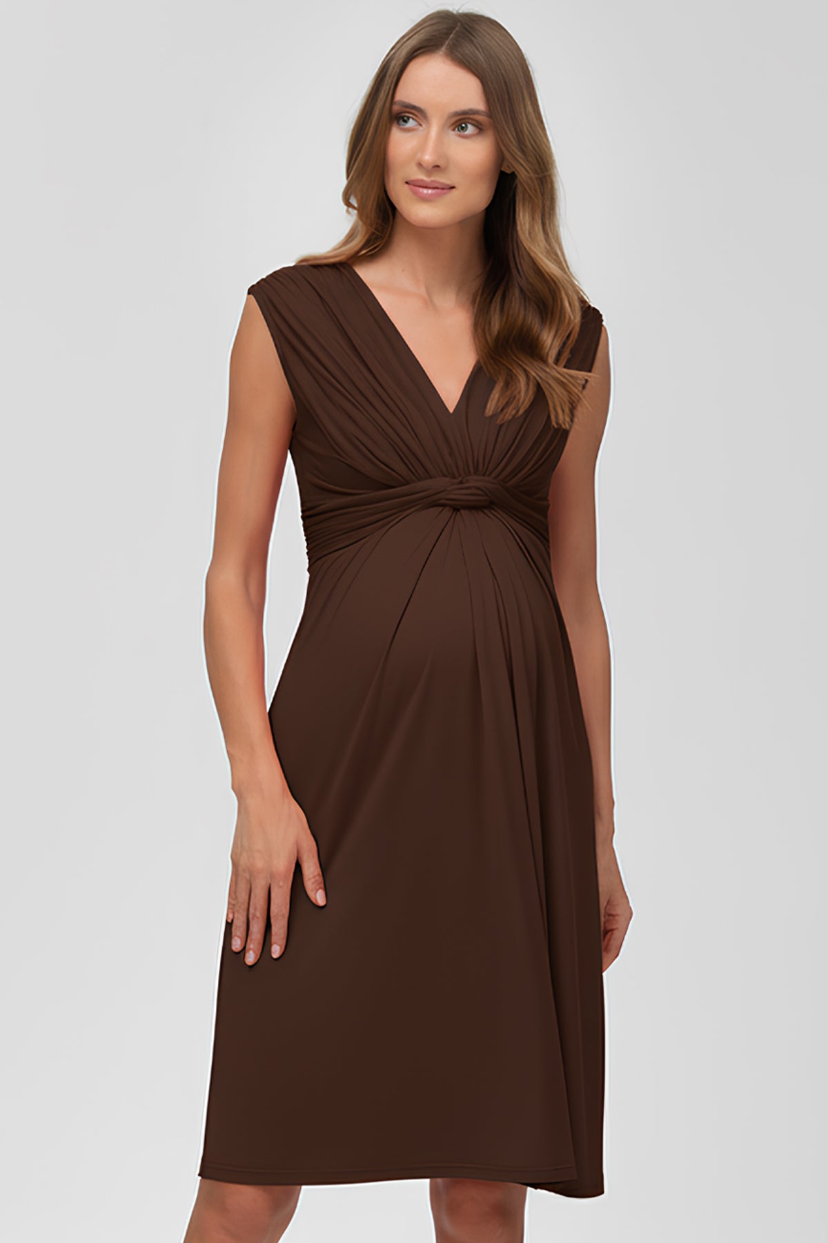 PAPAVER | Abito Premaman e Allattamento Marrone