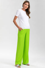 APRIL | White Maternity T-Shirt with Round Neckline
