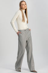 BRADLEY | Grey Trousers in Viscose