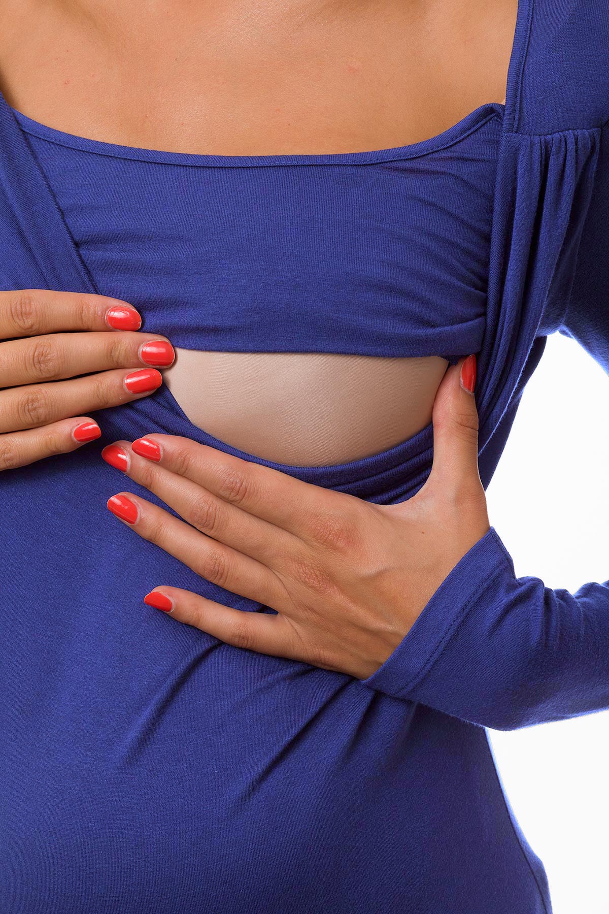 PRISCA | Top Premaman e Allattamento Blu