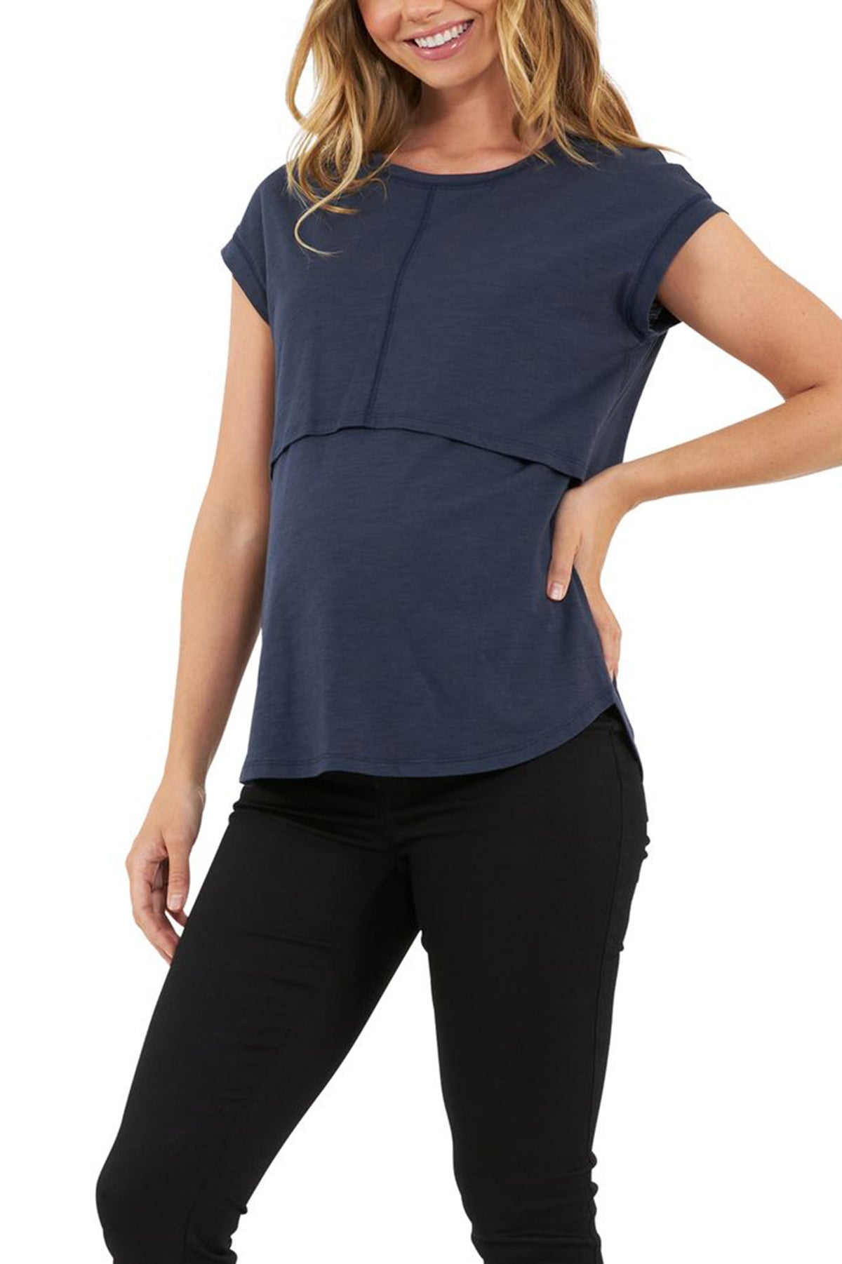 RICHIE | Indigo Maternity and Nursing T-Shirt