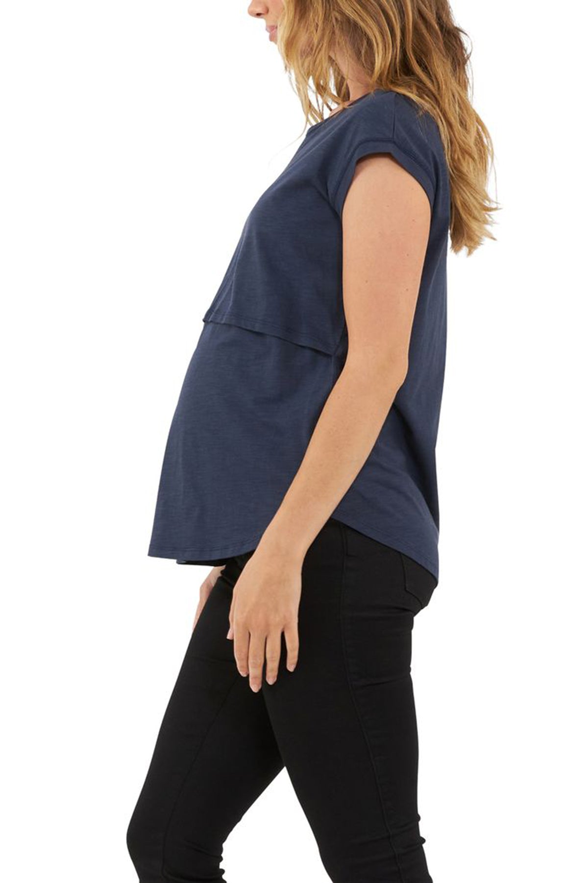 RICHIE | Indigo Maternity and Nursing T-Shirt