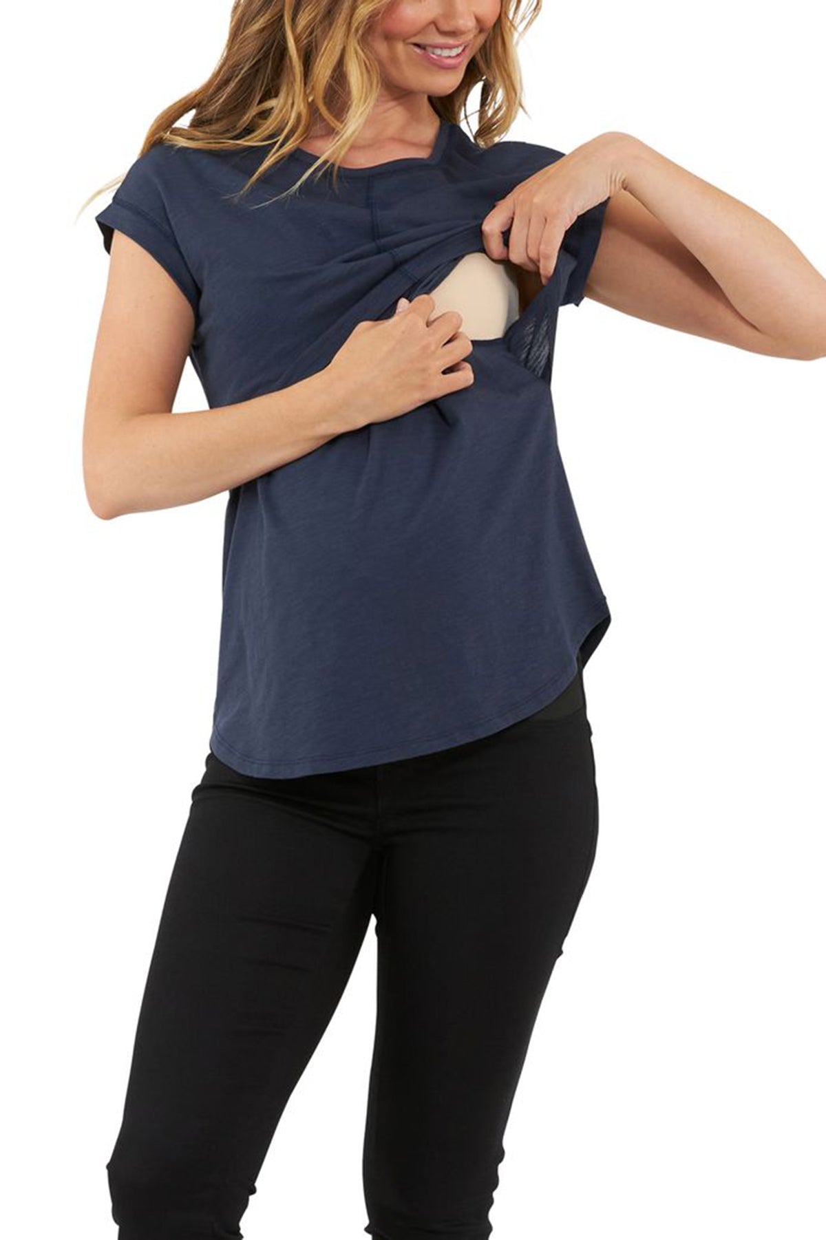 RICHIE | Indigo Maternity and Nursing T-Shirt