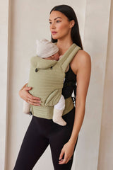 THE ARMADILLO | Marsupio in Bouclé Matcha