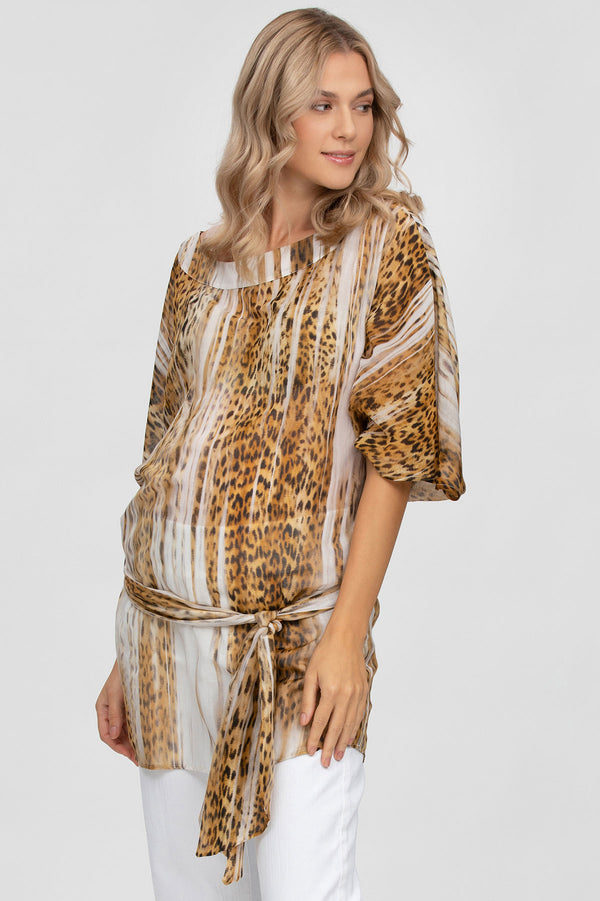 HAITI | Maternity Silk Blend Shirt