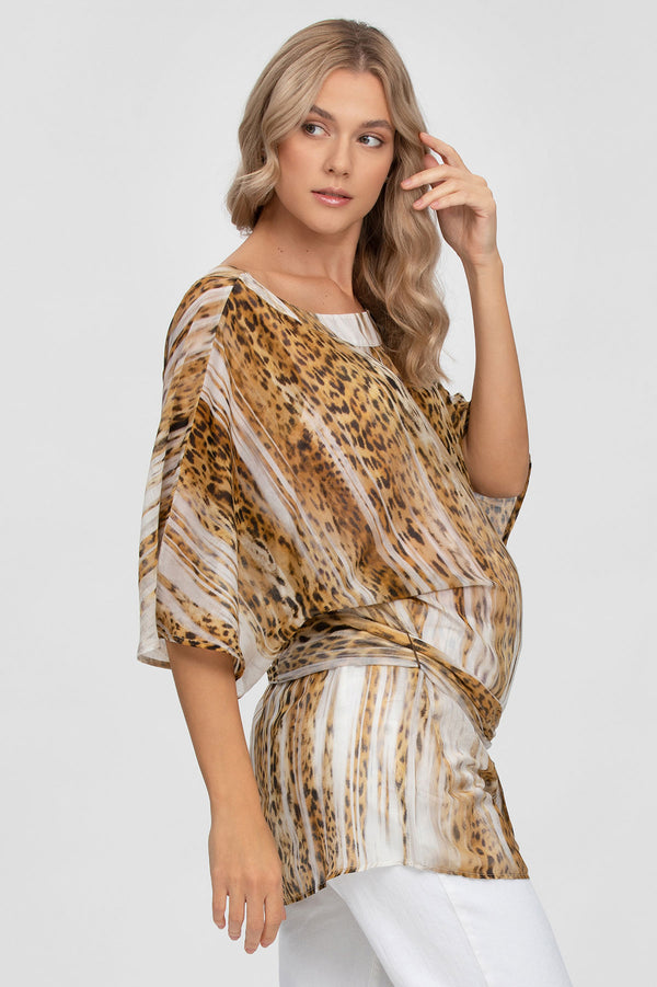 HAITI | Maternity Silk Blend Shirt