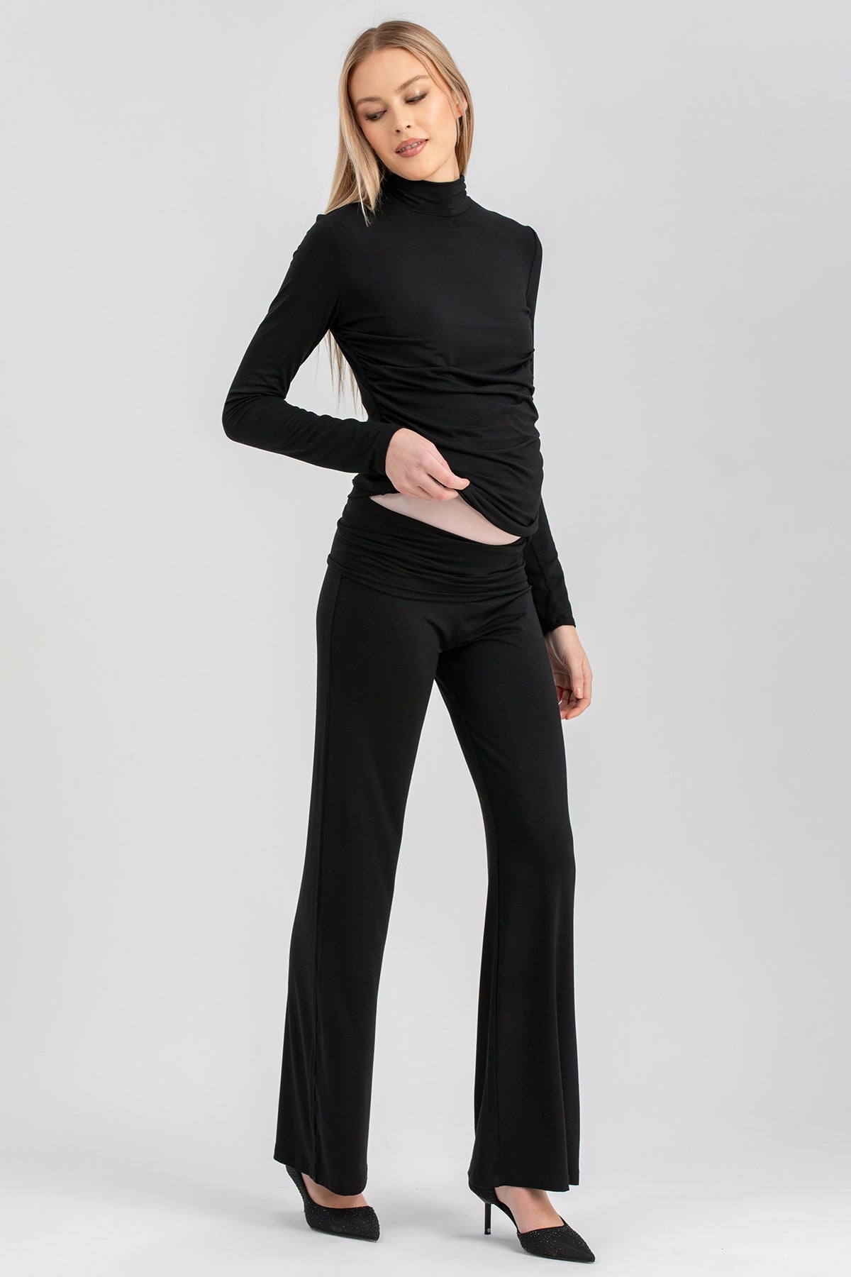 TRAVIS | Black Maternity Leggings