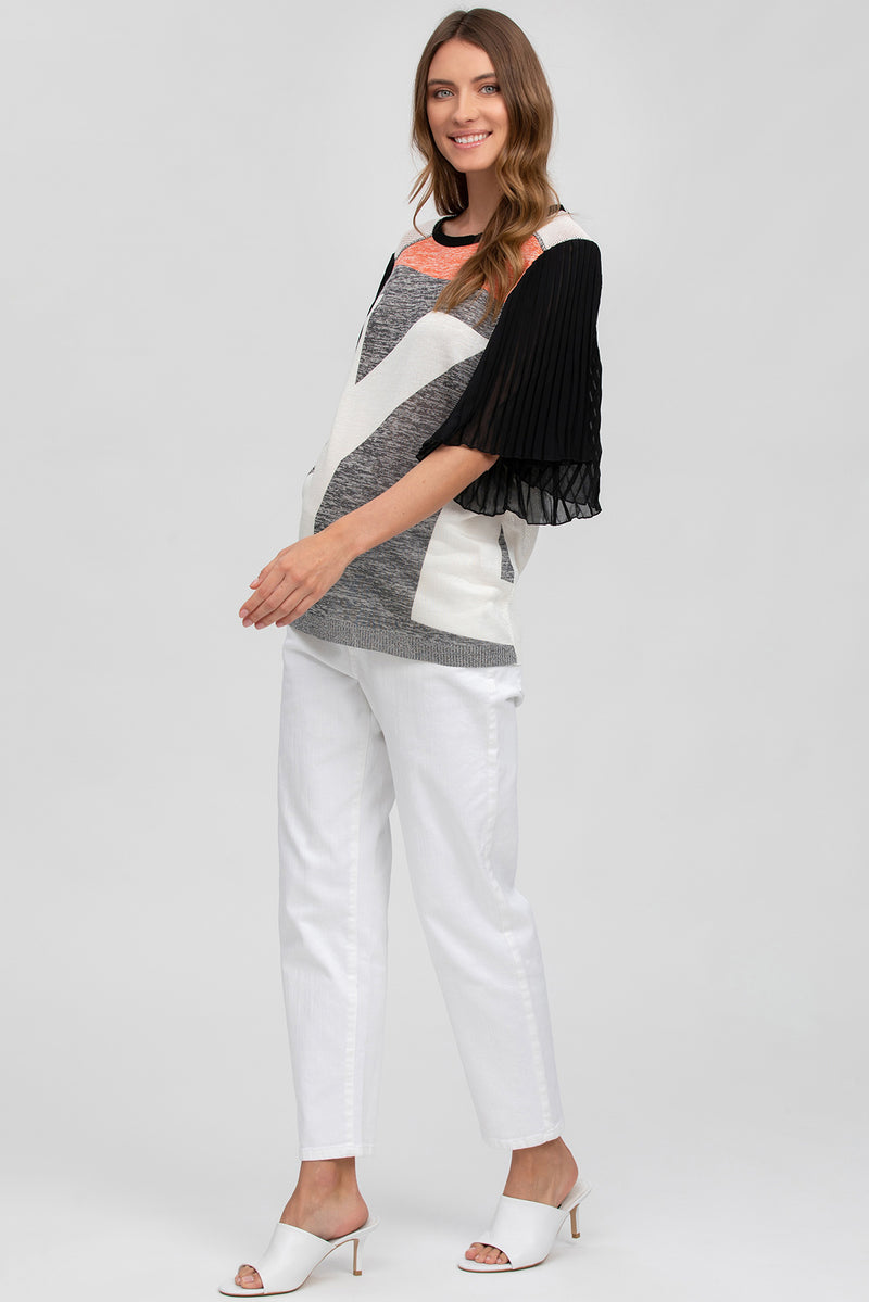 JANE | Maternity Shirt with Pleated Sleeves