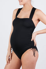 TOSCANE |  Black Maternity Swimsuit