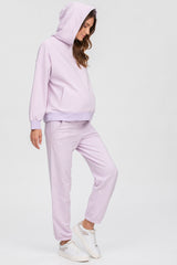 THE COZY TRACKSUIT | Lavender Maternity Tracksuit