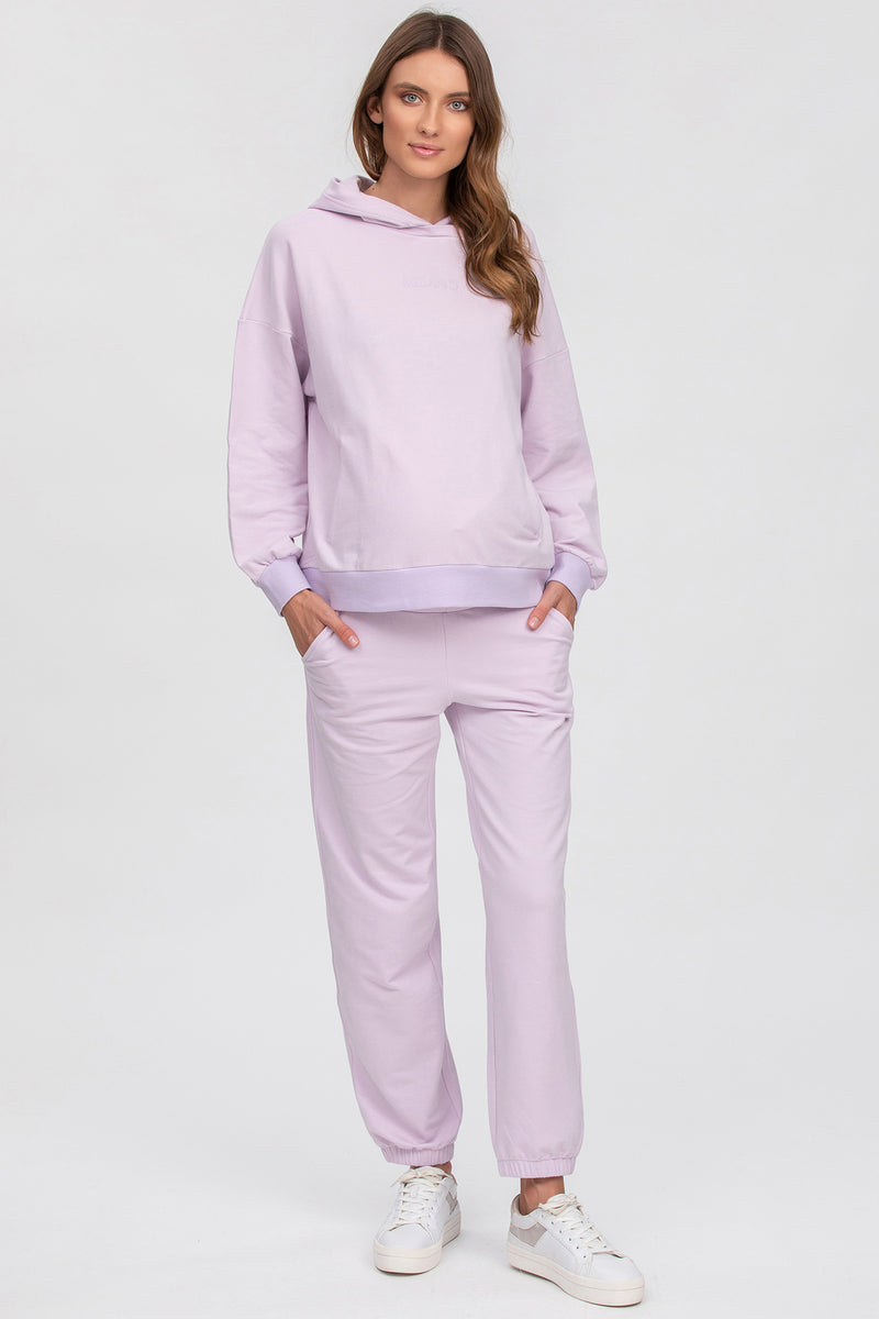 THE COZY TRACKSUIT | Lavender Maternity Tracksuit