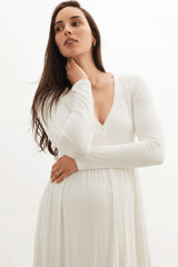 Abito Premaman e Allattamento a Coste Super Morbido | Avorio