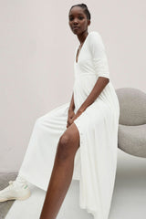 Abito Premaman e Allattamento a Coste Super Morbido | Avorio