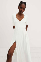 Abito Premaman e Allattamento a Coste Super Morbido | Avorio