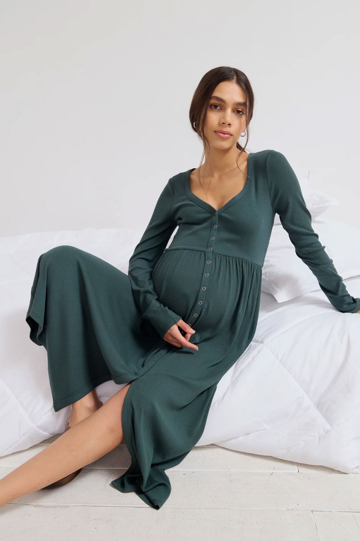 Abito Premaman e Allattamento a Coste Più Morbido | Pine