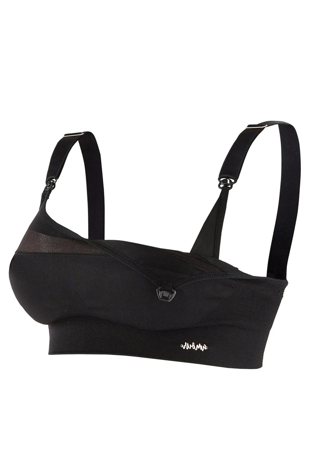 WOMA | Reggiseno Sportivo Premaman e Allattamento Nero - Pietro Brunelli