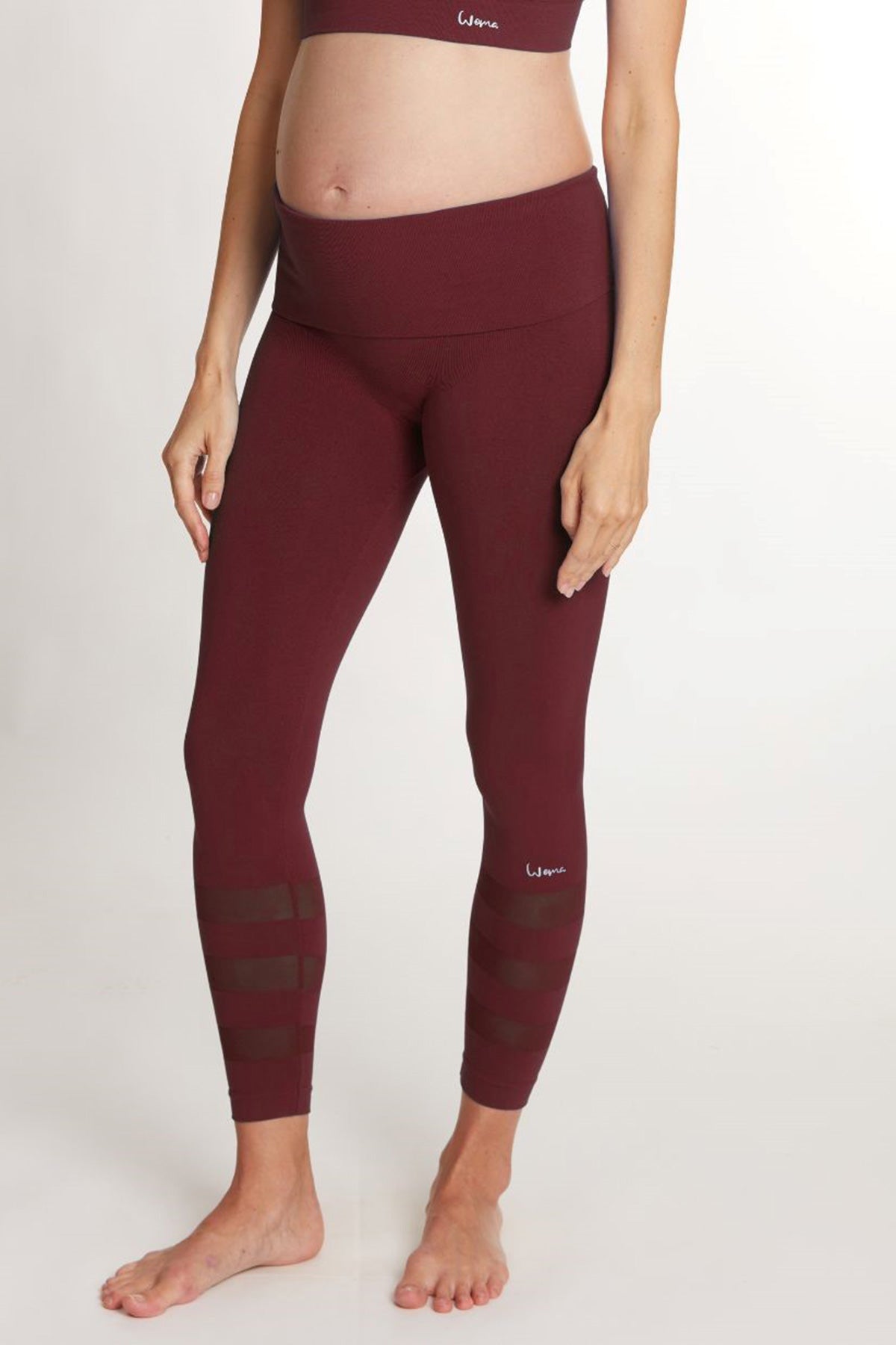 WOMA | Leggings Premaman Sportivi Prugna
