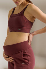 WOMA | Reggiseno Sportivo Premaman e Allattamento Prugna